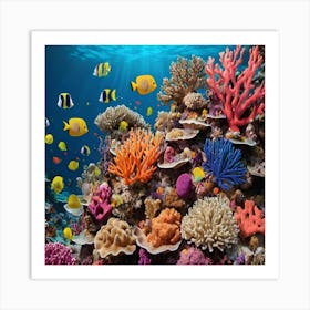 Coral Reef 1 Art Print