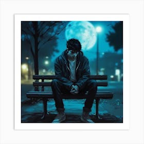 Dark Night Art Print