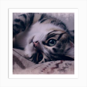 Cat Portrait Art Print