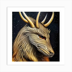 Starry Creature Art Print