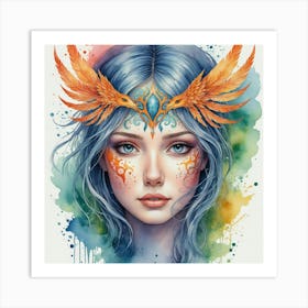 Ethereal Girl Art Print