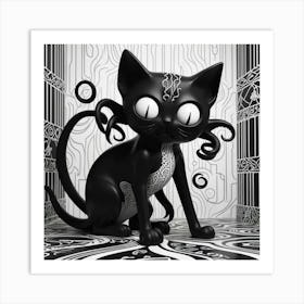 Kitty Cthulhu Art Print