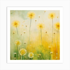 Dandelions 2 Art Print