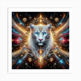 Psychedelic Tiger Art Print