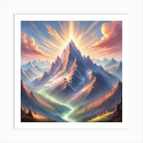 Mountain Landscape 19 Art Print