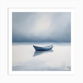 Abstract Boat In The Water 1 Art Print