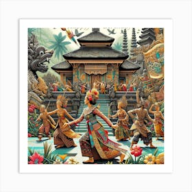 Happy Birthday Bali Art Print