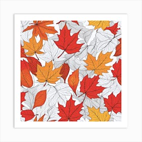 Autumn Leaves 2 Art Print