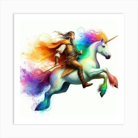 Unicorn King Art Print