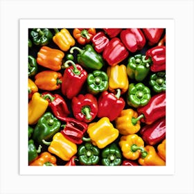 Colorful Peppers 26 Art Print