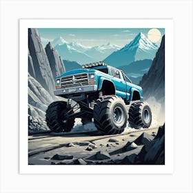 Monster Truck 10 Art Print