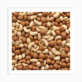 Nuts And Cashews Art Print