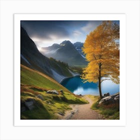 Autumn In The Mountains 47 Art Print