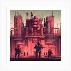 Futuristic City Art Print