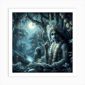 Lord Krishna 3 Art Print