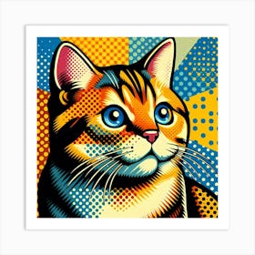 Pop Cat 1 Art Print