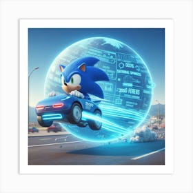 Sonic The Hedgehog 47 Art Print