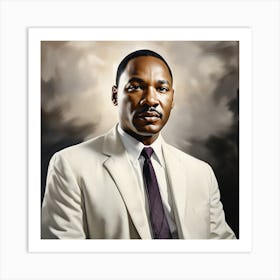 Martin Luther King Junior Art Print