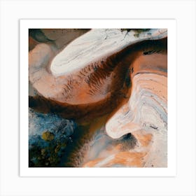 Aerial View Of A River Art Print