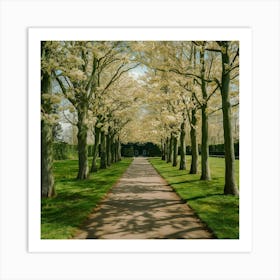 Keukenhof Gardens Netherlands Vintage Botanical 11 Art Print