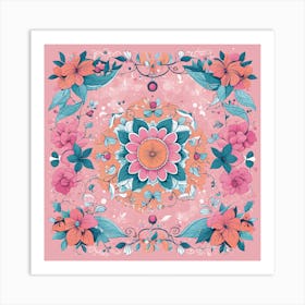 Floral Pattern 3 Art Print