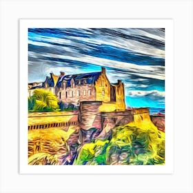 Edinburgh Castle Series 4 Art Print