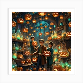 HarrY Potter Halloween Art Print