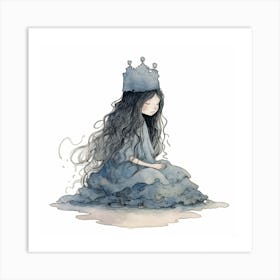 Sad Princess Art Print