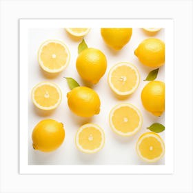 Lemons 3 Art Print