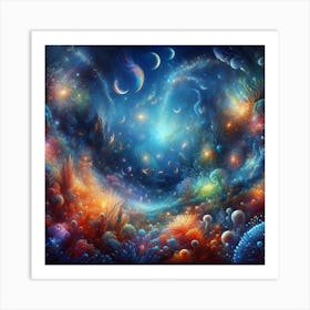 Psychedelic Ocean Art Print