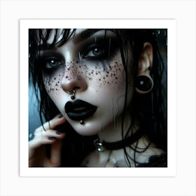 Gothic Girl 1 Art Print