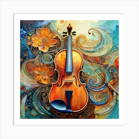 Violin 3 Art Print