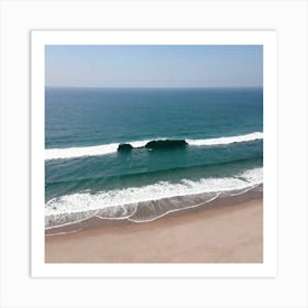 Aerial Seascape Art Print