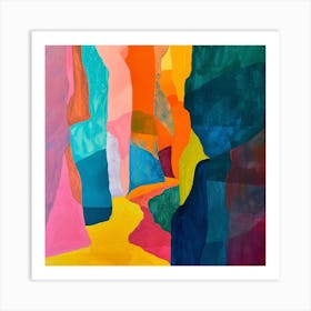 Abstract Travel Collection Jordan 3 Art Print