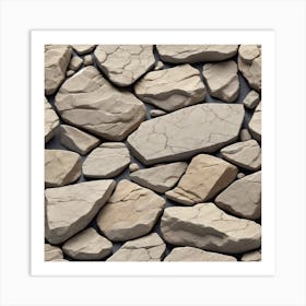 Stone Wall 27 Art Print