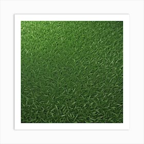 Green Grass Background Art Print