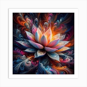 Lotus Flower 5 Art Print