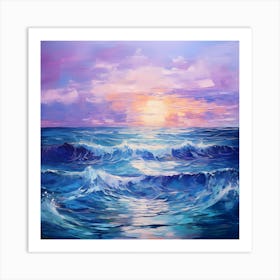 Purple Reflections Art Print