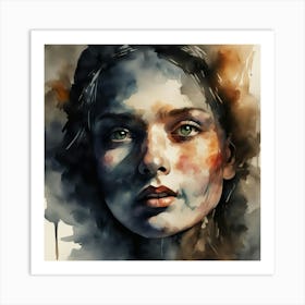 Portrait Of A Woman 44 Art Print