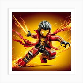 Lego Ninjago 4 Art Print