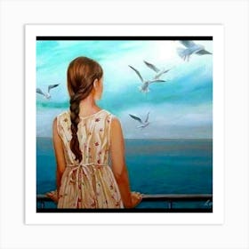 Seagulls Art Print