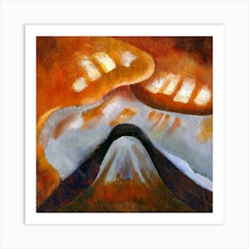 Mushroom Painting Art Print