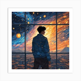 Starry Night 4 Art Print