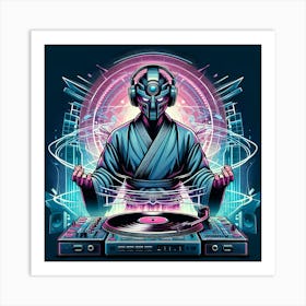 Dj artist Art Print