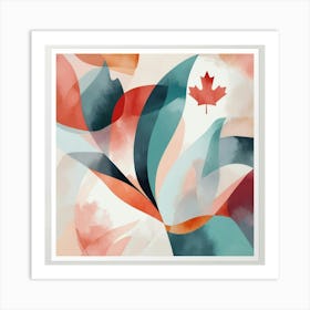 Abstract Travel Collection Canada Art Print 0 Art Print