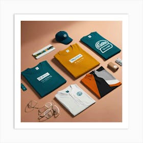 Mockups For Clhothing Brand Art Print