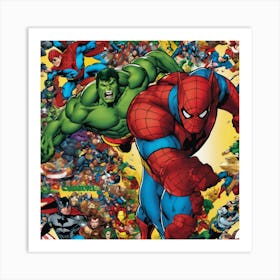 Marvel/DC Hybrids Art Print
