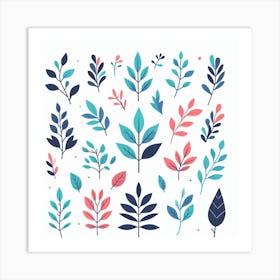 Bushes of Leafs Art Print