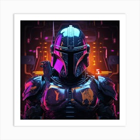 Star Wars Mandalorian 1 Art Print