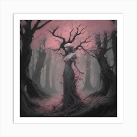 485479 Dryad In The Woods 1 Art Print